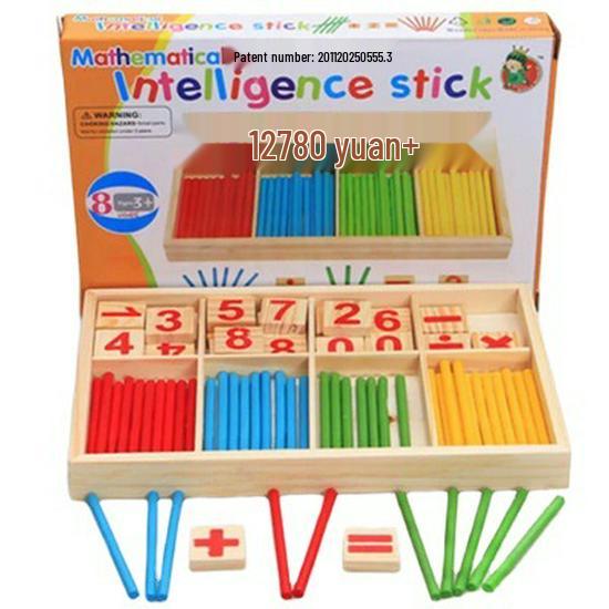 Montessori Wooden Number Sticks - Educational Math Toys for Toddlers