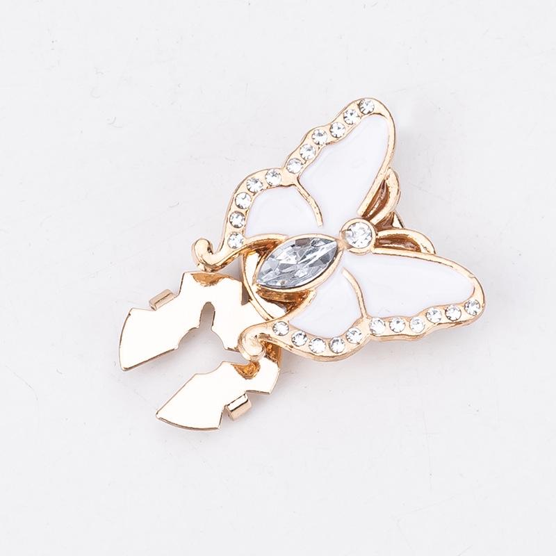 Botões de Punho e Botões de Colarinho Decorativos com Strass Coloridos