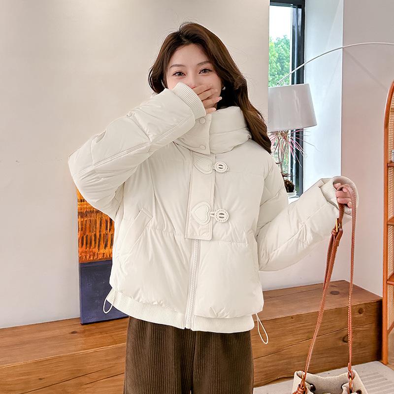 Short hooded down padded jacket women's winter 2025 new Korean version of loose fashion foreign style versatile warm jacket