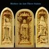Boxwood Beautiful Hand-Carved Wooden Statue of the Thousand-Armed Guanyin Bodhisattva