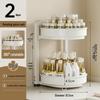 Rotating Kitchen Spice Rack - All-in-One Countertop Storage for Oil, Salt, Soy Sauce, & Vinegar