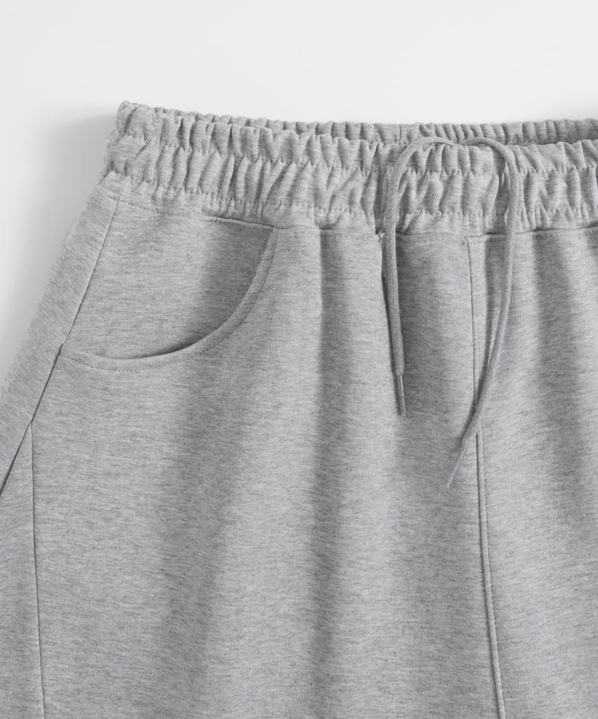 UNIONSTUDIO Odd Curved Sweat Half Pants ( 3 Colors )