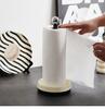 Nordic Vertical Kitchen Towel & Napkin Holder - Punch-Free Storage Rack for Dining Table and Hand Towels.