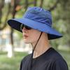 Sunscreen Hat Men's Summer Sun Hat Fishing Hat Big Brim Face Covering Bucket Hat Anti-purple Line Sun Hat