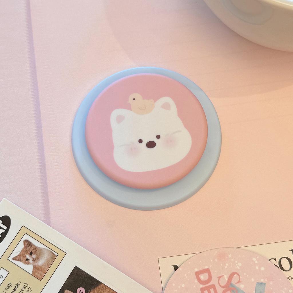 Niche Cartoon for Magsafe Magnetic Holder Film Small Animal Mobile Phone Airbag Holder Retractable and Portable