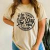 Skeleton Funny Tshirts Have The Day You Deserve Postive Graphic TShirts Women Short Sleeve Vintage Halloween Tee Shirt Tops
