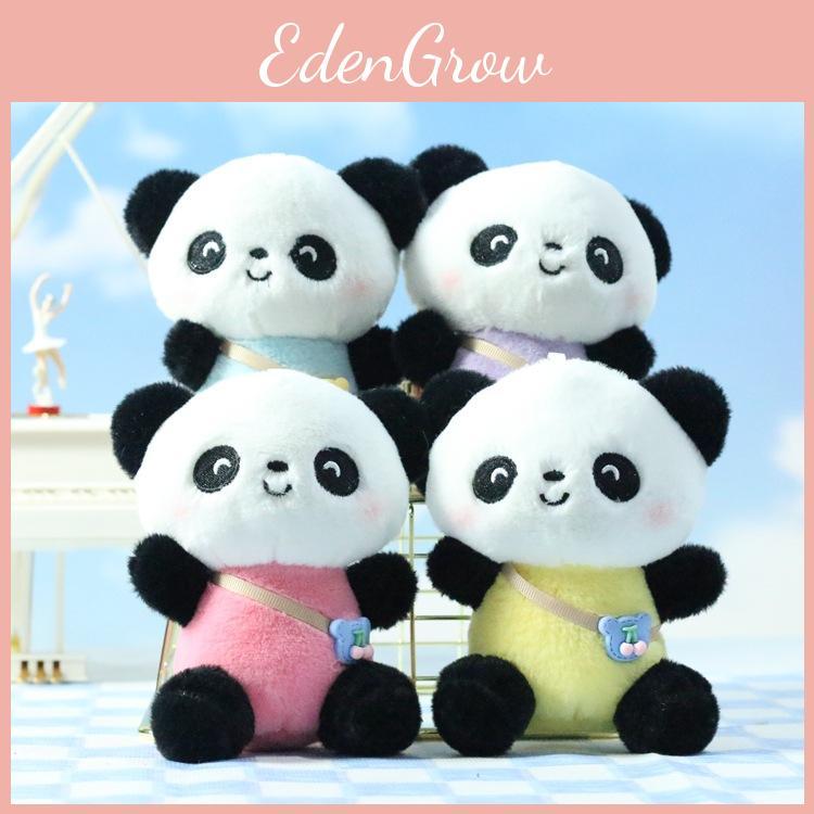 Soft And Cuddly Cartoon Panda Plush Toy Keychain Creative Bag Accessory For Kids