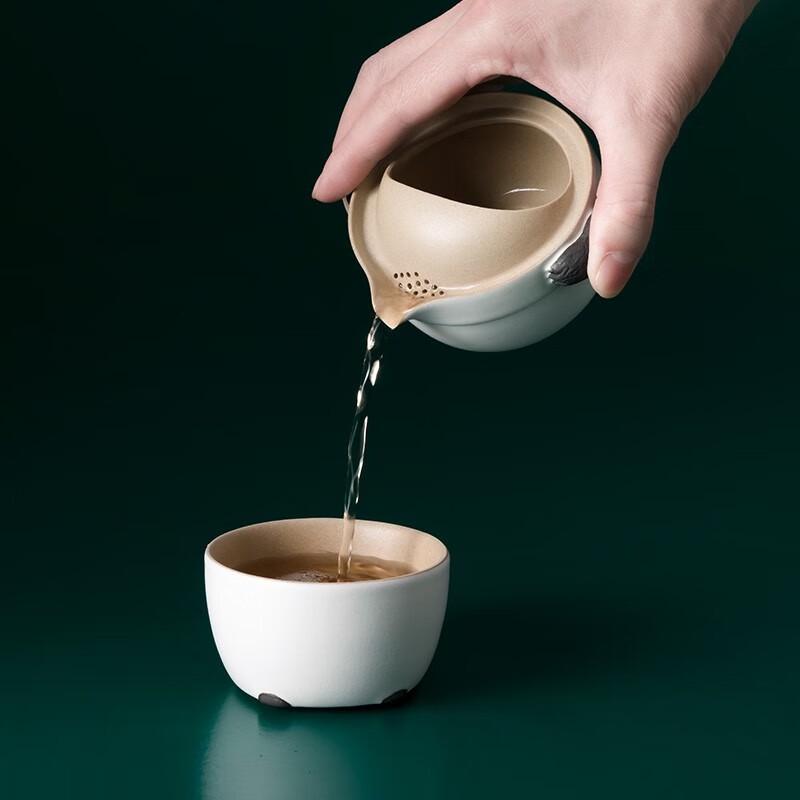 Edenus Panda Portable Ceramic Travel Tea Set