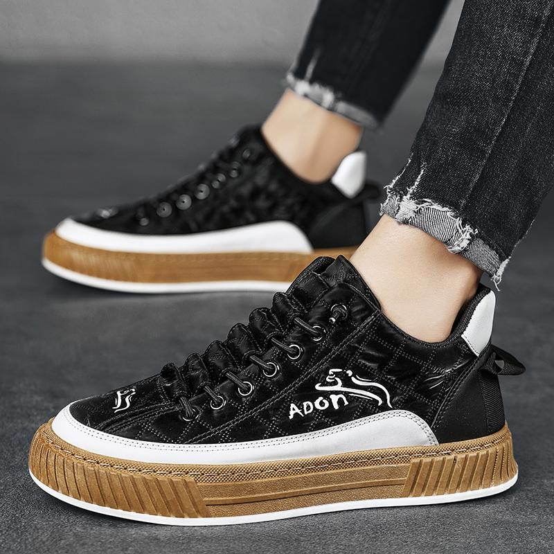 Fashion 2024 Fashion Men's Canvas Shoes Designer Vulcanized Shoes Male High top Sneakers Harajuku Platform Shoes Men Casual Sneakers