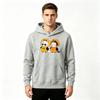 Men's Pumpkin Cartoon Anime Print Pullover Hoodie Casual Long Sleeve Halloween Sweatshirt