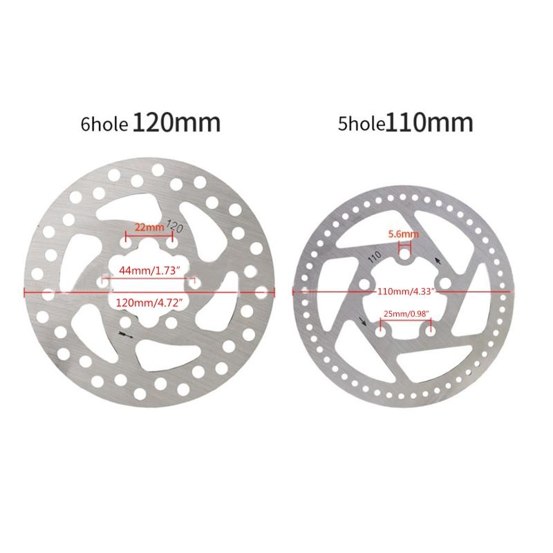 Hamulec Tarczowy Hamulce Rączka Koło Tylne Tarcza 110mm 120mm Linka Hamulcowa 1900mm do Roweru Elektrycznego M365