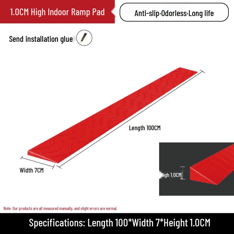 Threshold Uphill Ramp Mat for Indoor Sweeping Robots