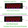 Zhyu LED Digital Competition Timer Stopwatch with Voice