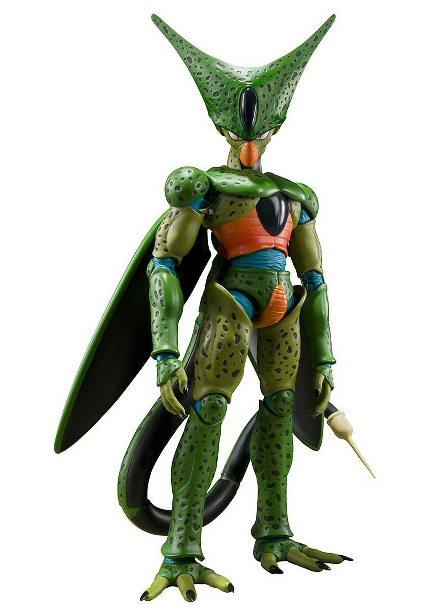

TAMASHII NATIONS Dragon Ball Z Cell First Form Approximately 170mm ABS PVC Painted Movable Figure S.H.Figuarts & зелёный