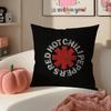 Energetic American Band RRed Hot Chili Peppers Cushion Cover Pillowcase Short Plush Invisible Zipper Room Sofa Cushion Cover