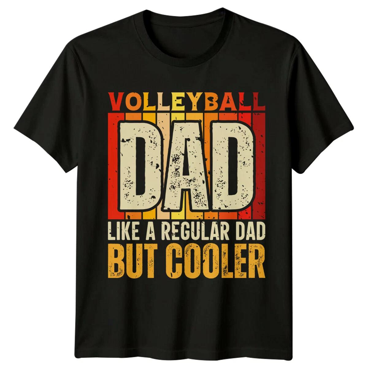 Volleyball Dad Like A Regular Dad Mens T Shirt Sports Fathers Day L