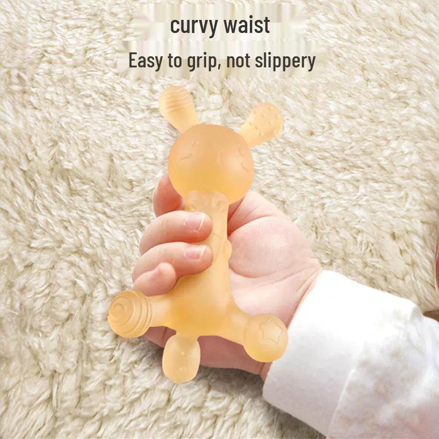 Silicone Carrot Baby Rabbit Teether Stick