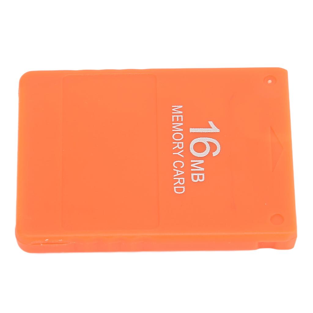 Vysokorychlostní herní paměťová karta Profesionální 16MB paměťová karta pro ukládání Kompatibilní pro Playstation 2Oranžová