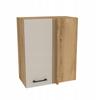 Upper Corner Kitchen Cabinet 65/72 Capri Oak Body Evoke Cashmere Front Ma