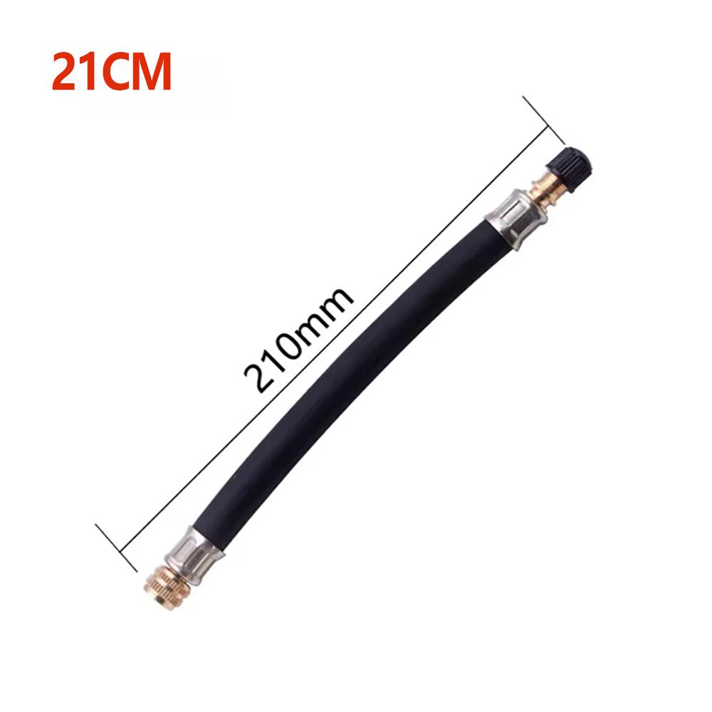 150/210mm Universal Flexible Rubber Hose Tire Valve Extension Tube Inflatable Adapter for Car Wheels Tyre Valve Stems