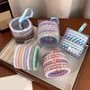8Pcs Hair Bands High Elasticity Braided Design Hair Ties Soft Breakage Prevention Non-Metallic Hair Accessories