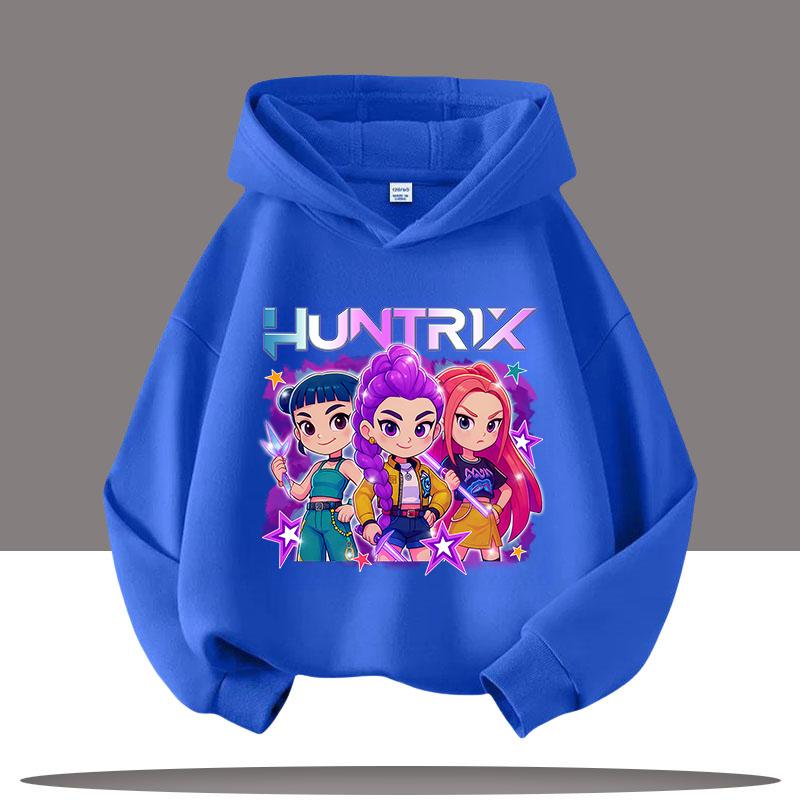 

KPop Demon Hunters Hoodies for Kid s Autumn Winter New Cotton Hoodie Fashion 2025 Movie Hoody for Adult Kids Mother-to-be Top 140