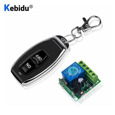 Interruttore del trasmettitore del telecomando senza fili con modulo ricevitore RF 433 MHZ Telecomando LED DC 12V