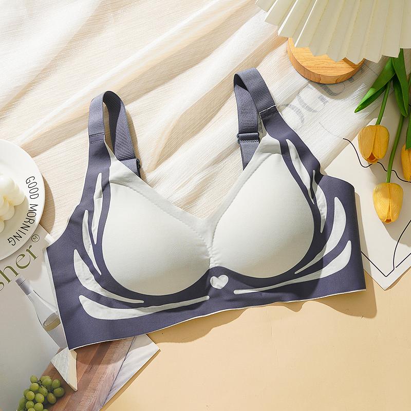 Sutien Femei Fără Cusături Fără Inel de Oțel Ridicare Sutien Confortabil Lenjerie Sutien Push-Up