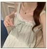 2026 Summer Women's Cloud Cotton Nightgown with Chest Pads, Princess Style Camisole Loungewear.