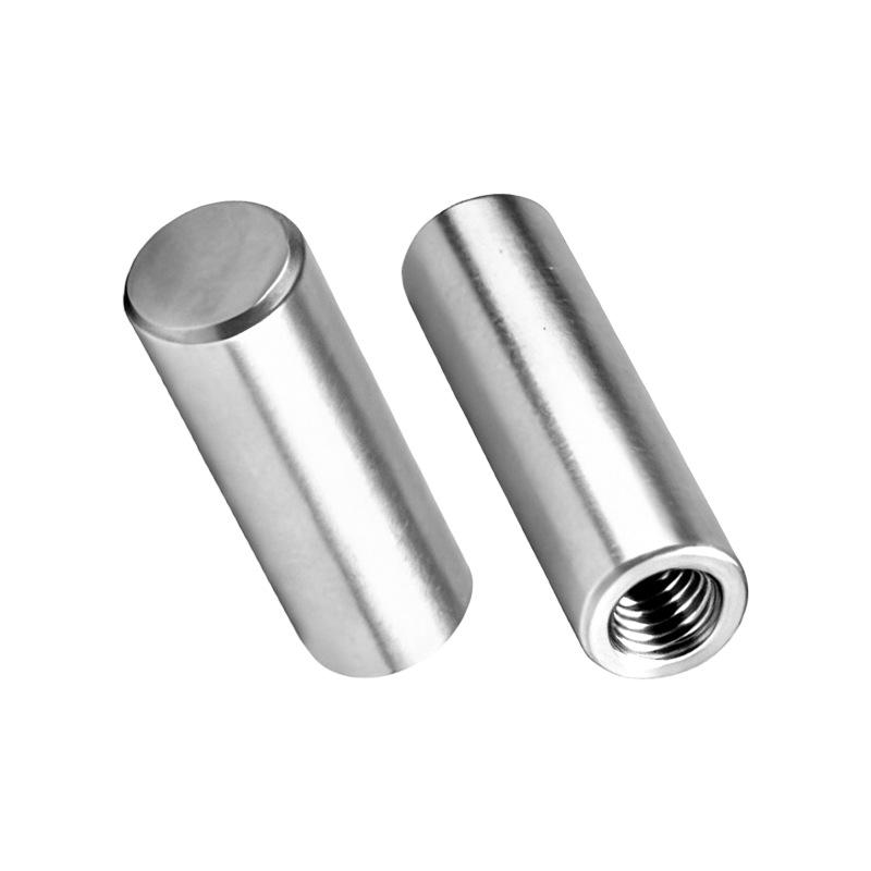 304 Stainless Steel Threaded Cylindrical Pin with Chamfered Ends - Locating and Support Guide Pin