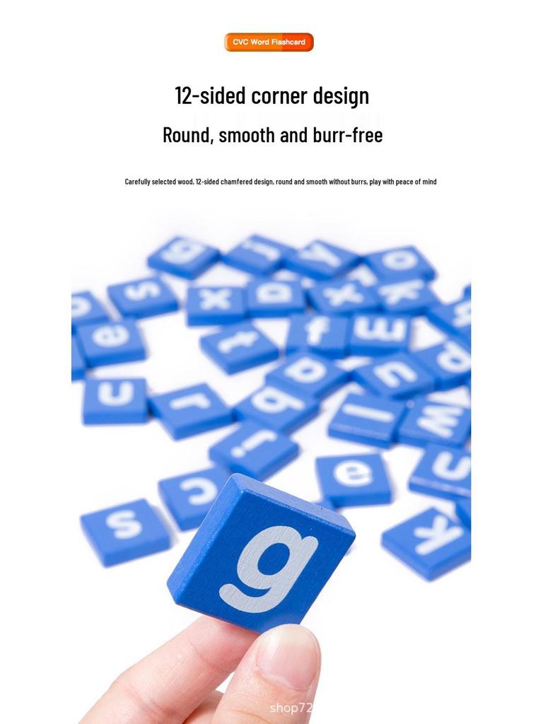 Alphabet and CVC Word Building Phonics Game for Kindergarten Early Learning