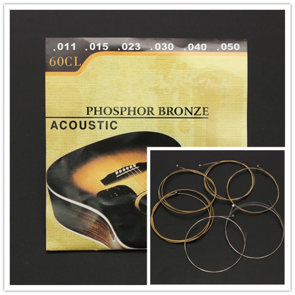 

60CL (.011-.050) Фосфор Бронзовая рана стальные акустические гитарные струны