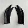 2pcs Universal Car Rear Bumper Lip Splitter Diffuser Spoiler Canard Glossy Black