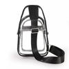 Wasserdichte PVC Sport Brusttasche Große Kapazität Verstellbar Transparent Crossbody Tasche Leichtes Design Transparentes Material