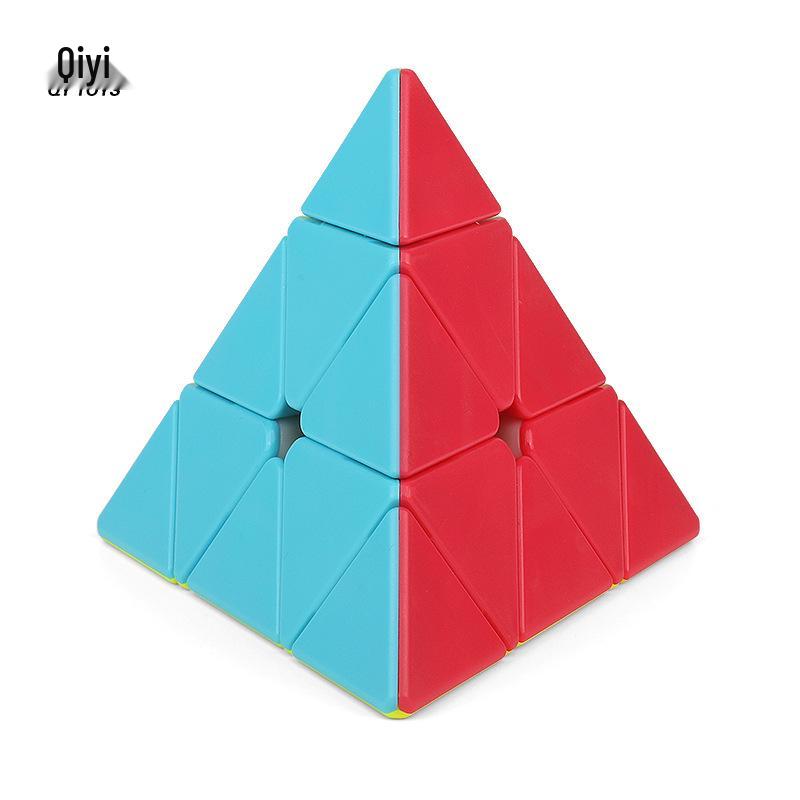 Qiyi 2345 Schicht Schwarz Sticker Magischer Ahornblatt Pyramidenwürfel - Skewb SQ Twisty Unregelmäßig