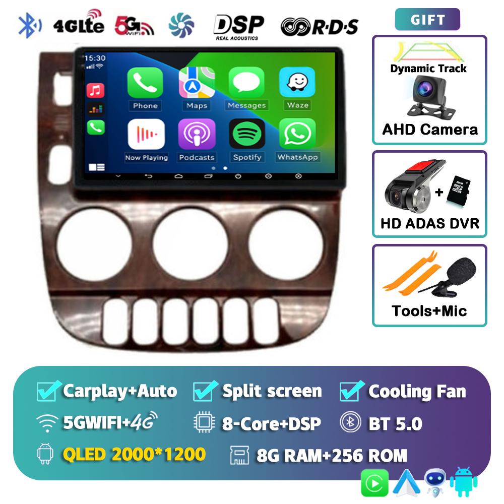Android 13 Carplay Auto For Benz M-Class W163 ML 1997 1998 1999 2001 2002 2003 2004 2005 Car Radio Multimedia Player Stereo DSP