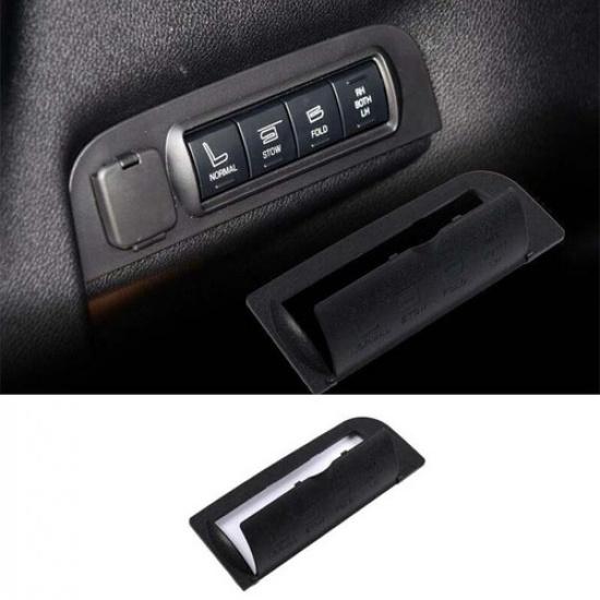 Matte Black For Ford Explorer 2011- Seat Adjust Button Panel 1PCS Cover Trim