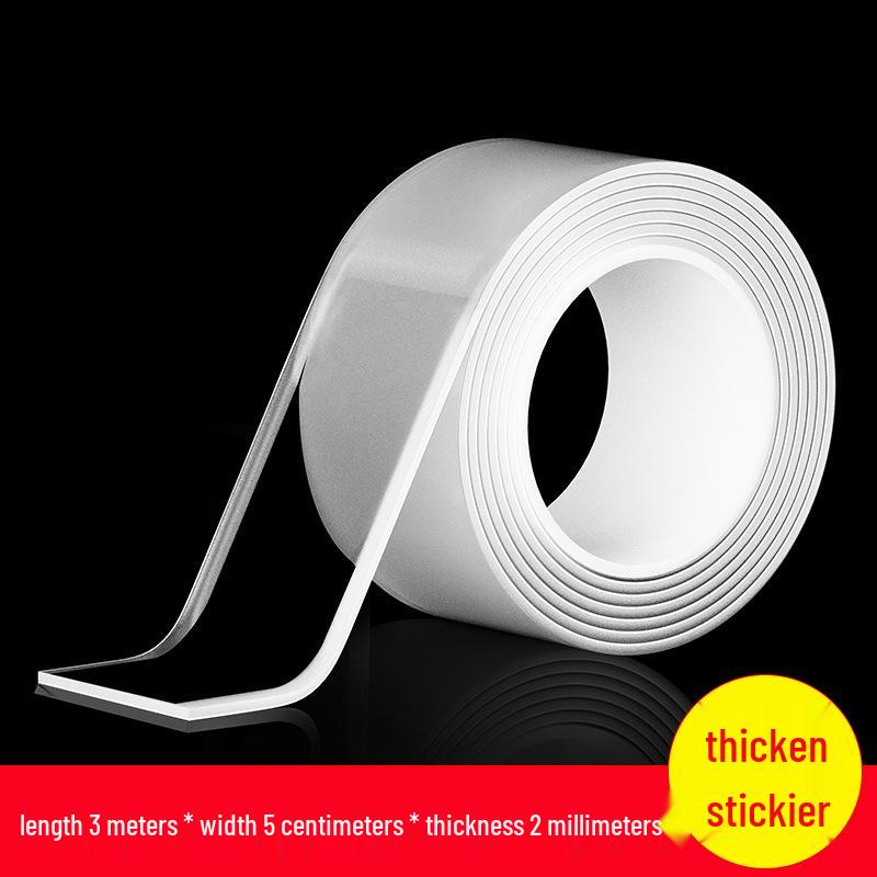 Ultra-Thin Transparent Nano Tape - High Viscosity, Strong Waterproof, Double-Sided, No-Trace Wall Fixation.