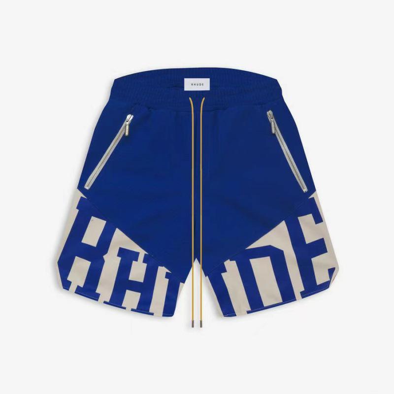 RHUDE Retro Marlboro Patchwork Striped Men's Five-Point Sports Shorts