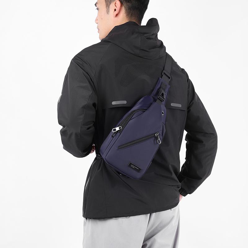 Multifunctional Men's Chest Bag Outdoor Business Shoulder Mobile Phone Bag Water-repellent Riding Crossbody Bag