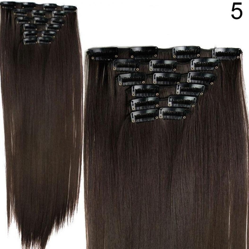 

6шт высокотемпературное волокно зажим для волос удлиняет и выпрямляет термостойкие парики 5