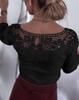Lace Patchwork Long Sleeve T-Shirt (2025)