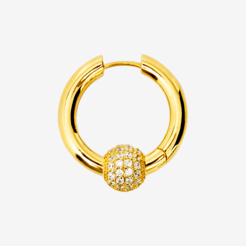 

FREEAK SHINE BALL EARRING GOLD SHINE BALL EARRING GOLD