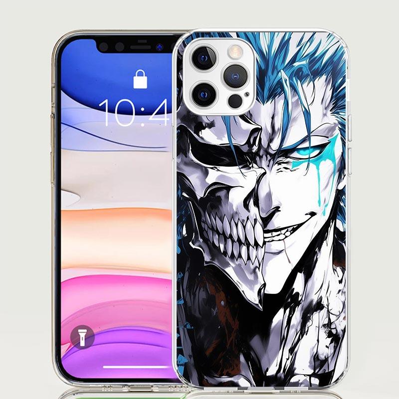 Grimmjow 6 Bleach Phone Case For iPhone 17 Air 16 15 Plus 11 14 Pro Max 13 Mini 12 7 8 + SE Pattern Art Customized Cover 17 Air