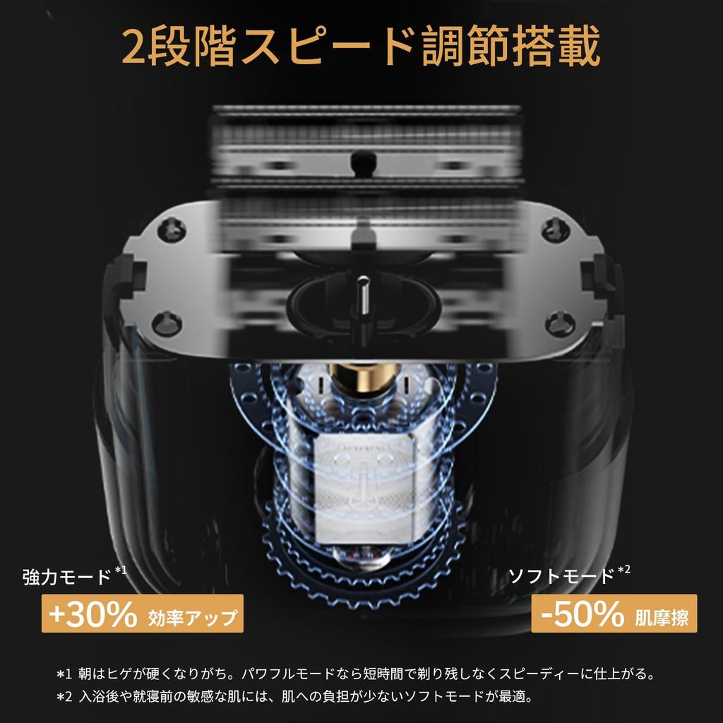 Kynor Electric Shaver New Reciprocating Shaver with 2 Speed Close IPX6 LED Battery Level Travel Lock Perfect for Business or As a Gift Men's [2025