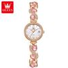 OLEVS 5633 Eleganz China Damen Quarz Uhr Neuestes Edelstahlarmband Wasserdicht Datumsanzeige Bling Freizeit Uhr Fabrik