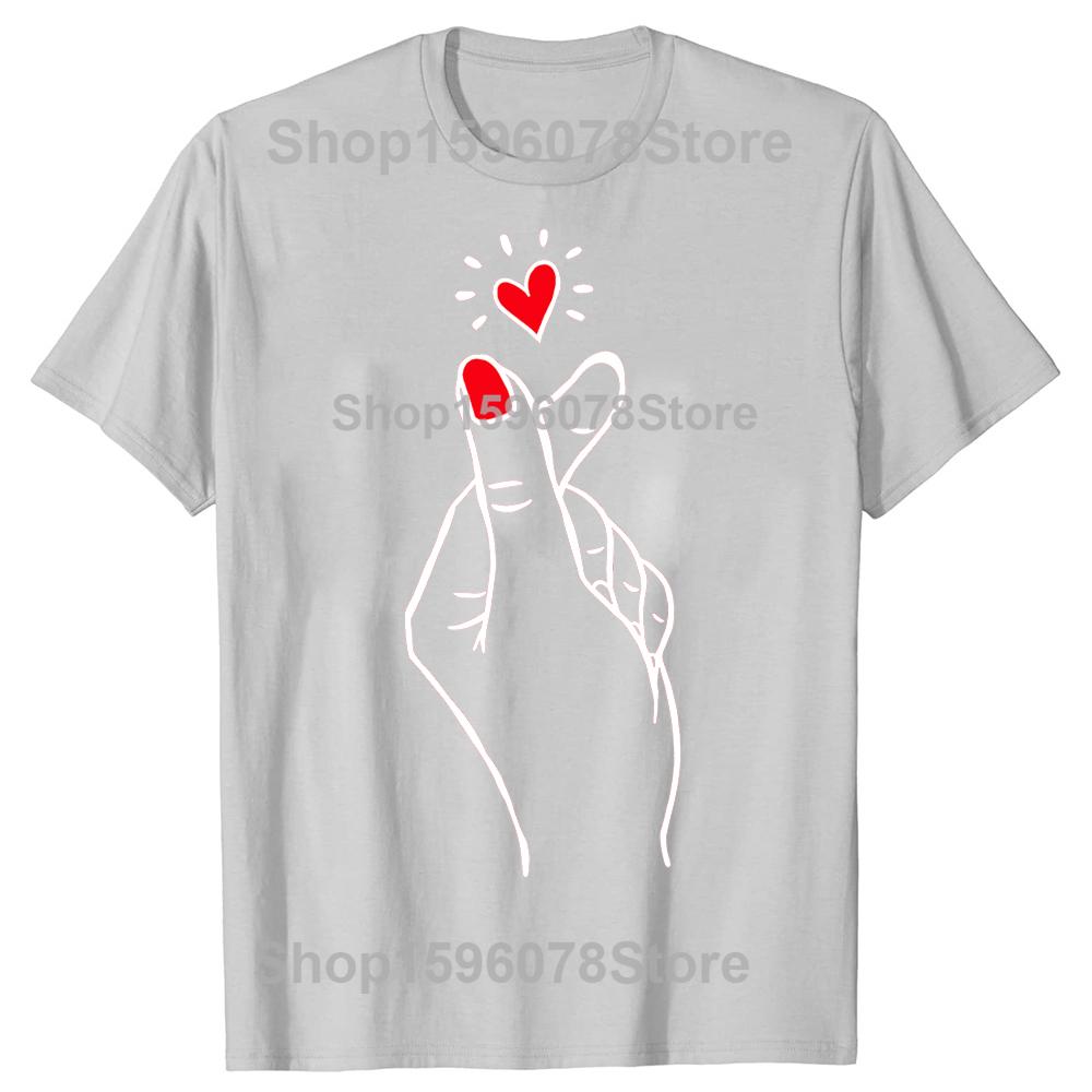 Saranghae Ich liebe dich Koreanische Kultur Kpop Musik Kdrama Liebhaber T-Shirts Herren Locker Übergröße Streetwear Hip Hop Unisex T-Shirt