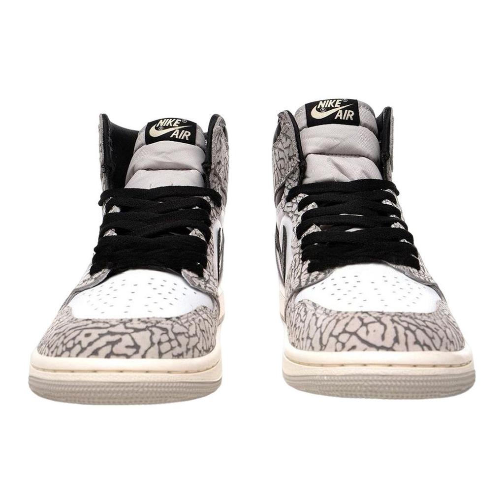 Air Jordan 1 Retro High OG White Cement Unisex Sneakers Grigio Tech-Grigio Mussola DZ5485-052