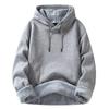 Fashion Sweater Men's New Spring, Autumn and Winter Solid-colour Padded and Thickened Hoodie Tide Couple Round Neck Jacket Tops