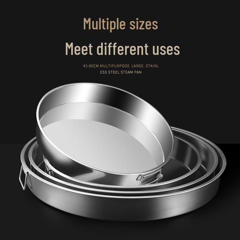 Wuhe Stainless Steel Round Serving Plate